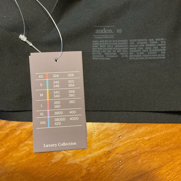 NWT Auden Women’s Black Bra Size XS - Picture 3 of 4